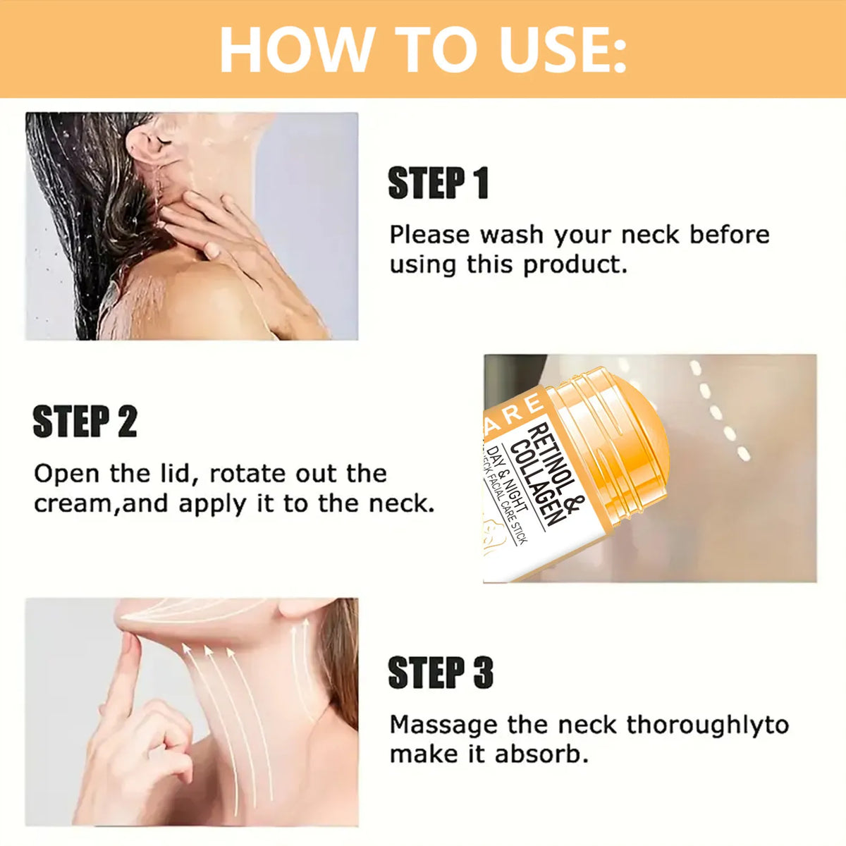 Veloria Neck Sculpt Stick Retinol & Collagen