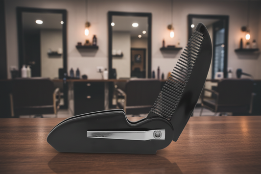 Men Comb Black Mini Pocket Beard Comb for Men Plastic Moustache Facial Hairbrush Beard Styling Detangling Combs Barber Combs