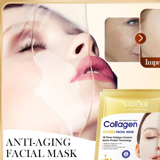 Veloria Anti-Wrinkle Active Collagen Face Mask